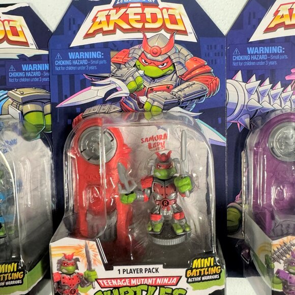 Akedo TMNT - Samurai Leo, Samurai Raph, Samurai Mikey and Samurai Donnie - Picture 4 of 10